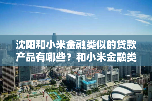 沈阳和小米金融类似的贷款产品有哪些？和小米金融类似的贷款