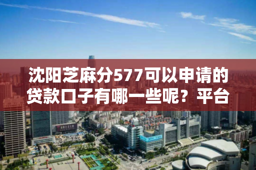 沈阳芝麻分577可以申请的贷款口子有哪一些呢？平台众多