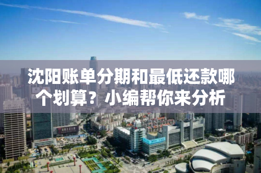 沈阳账单分期和最低还款哪个划算？小编帮你来分析