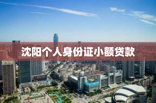 沈阳个人身份证小额贷款