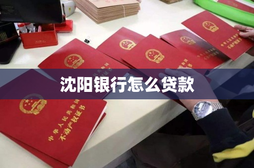 沈阳银行怎么贷款