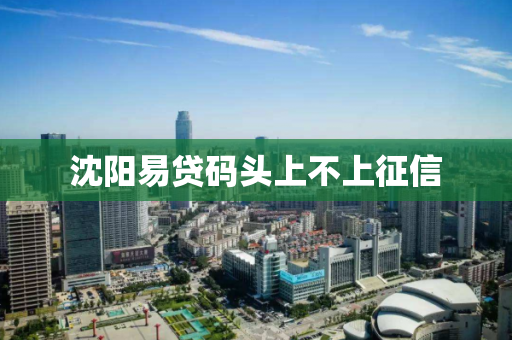 沈阳易贷码头上不上征信