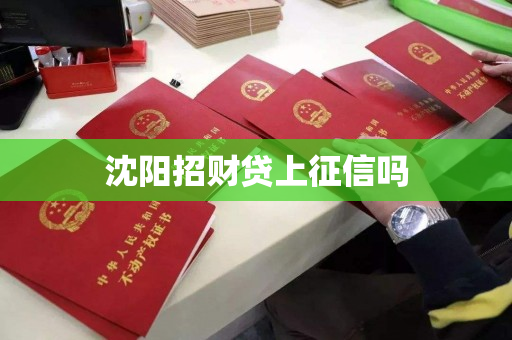 沈阳招财贷上征信吗