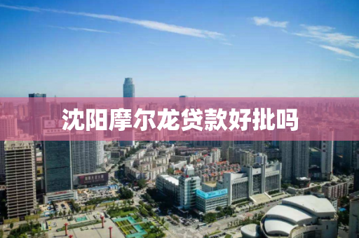 沈阳摩尔龙贷款好批吗 沈阳摩尔龙贷款好批吗