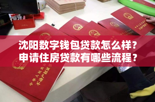 沈阳数字钱包贷款怎么样？申请住房贷款有哪些流程？