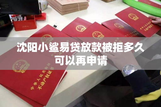 沈阳小鲨易贷放款被拒多久可以再申请