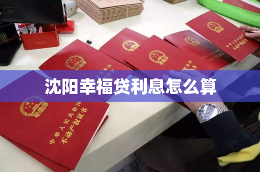 沈阳幸福贷利息怎么算 沈阳幸福贷利息怎么算