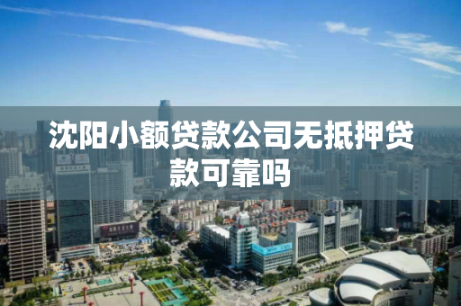 沈阳小额贷款公司无抵押贷款可靠吗
