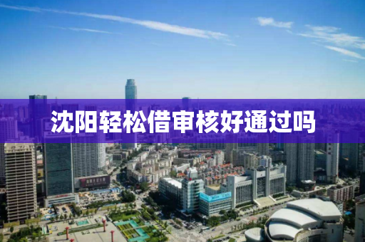 沈阳轻松借审核好通过吗 沈阳轻松借审核好通过吗