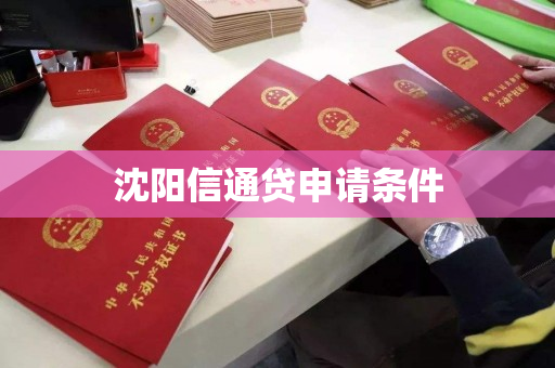 沈阳信通贷申请条件 沈阳信通贷申请条件