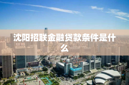 沈阳招联金融贷款条件是什么