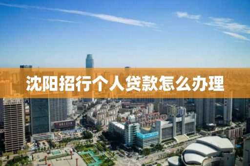 沈阳招行个人贷款怎么办理 沈阳招行个人贷款怎么办理