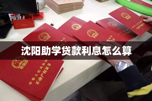 沈阳助学贷款利息怎么算 沈阳助学贷款利息怎么算