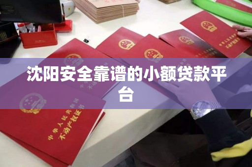沈阳安全靠谱的小额贷款平台