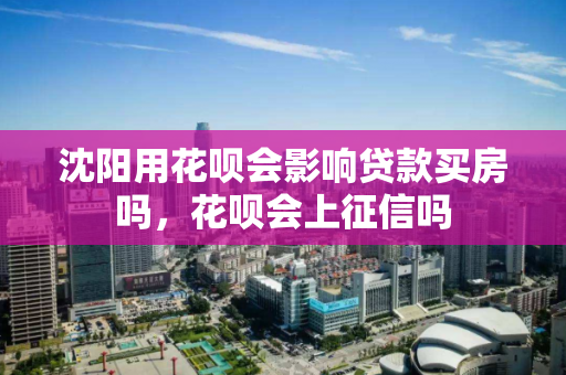 沈阳用花呗会影响贷款买房吗,花呗会上征信吗 沈阳用花呗会影响贷款买房吗,花呗会上征信吗