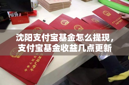 沈阳支付宝基金怎么提现，支付宝基金收益几点更新