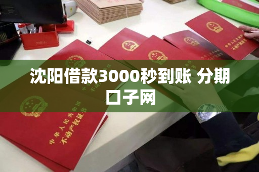 沈阳借款3000秒到账 分期口子网 沈阳借款3000秒到账 分期口子网