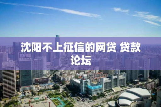 沈阳不上征信的网贷 贷款论坛 沈阳不上征信的网贷 贷款论坛