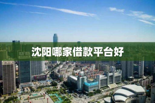 沈阳哪家借款平台好 沈阳哪家借款平台好