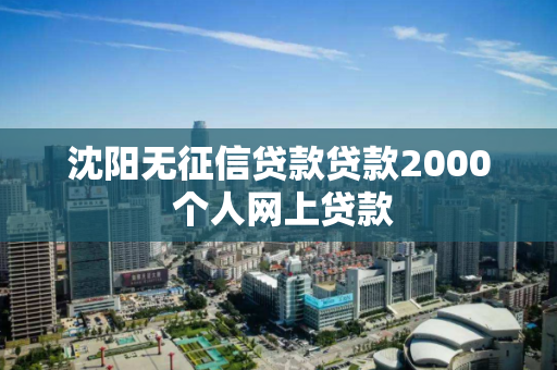 沈阳无征信贷款贷款2000 个人网上贷款 沈阳无征信贷款贷款2000 个人网上贷款