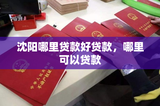 沈阳哪里贷款好贷款,哪里可以贷款 沈阳哪里贷款好贷款,哪里可以贷款