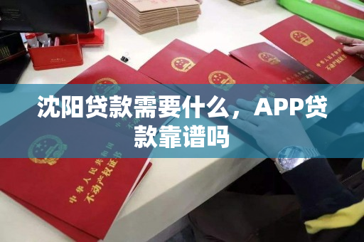 沈阳贷款需要什么，APP贷款靠谱吗