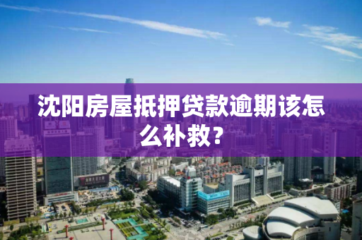 沈阳房屋抵押贷款逾期该怎么补救？