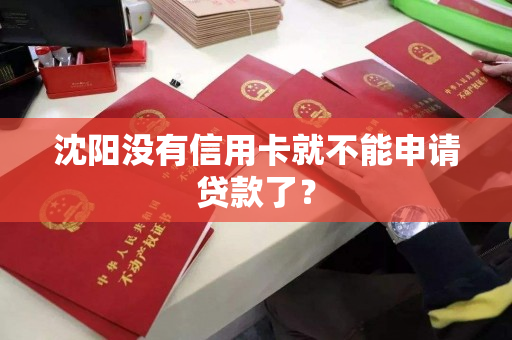 沈阳没有信用卡就不能申请贷款了? 沈阳没有信用卡就不能申请贷款了?