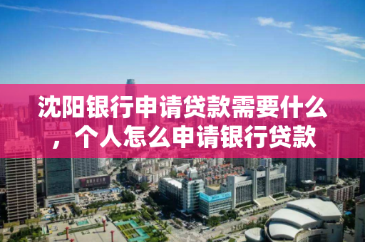 沈阳银行申请贷款需要什么，个人怎么申请银行贷款