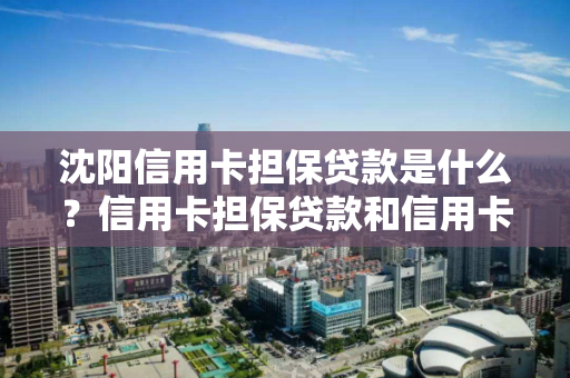 沈阳信用卡担保贷款是什么?信用卡担保贷款和信用卡取现哪个比较划算? 沈阳信用卡担保贷款是什么?信用卡担保贷款和信用卡取现哪个比较划算?