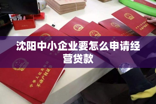 沈阳中小企业要怎么申请经营贷款 沈阳中小企业要怎么申请经营贷款