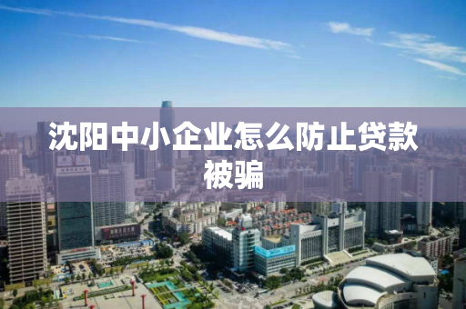 沈阳中小企业怎么防止贷款被骗