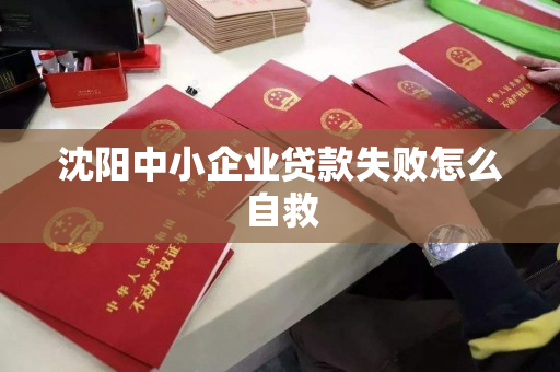 沈阳中小企业贷款失败怎么自救