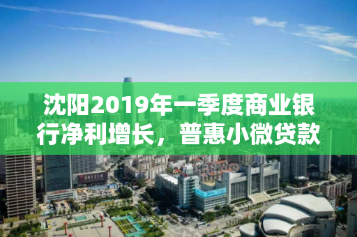 沈阳2019年一季度商业银行净利增长，普惠小微贷款余额增两成