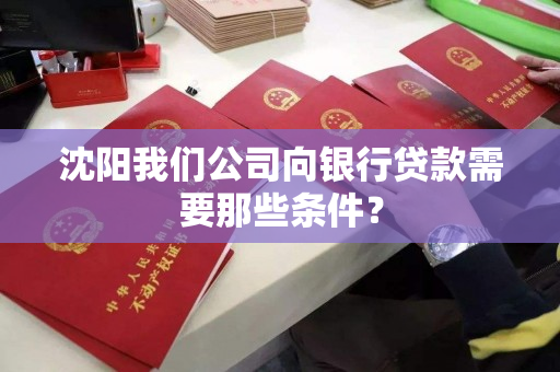 沈阳我们公司向银行贷款需要那些条件？