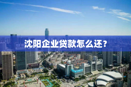 沈阳企业贷款怎么还？