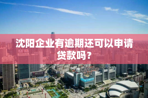 沈阳企业有逾期还可以申请贷款吗？
