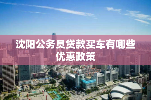 沈阳公务员贷款买车有哪些优惠政策 沈阳公务员贷款买车有哪些优惠政策