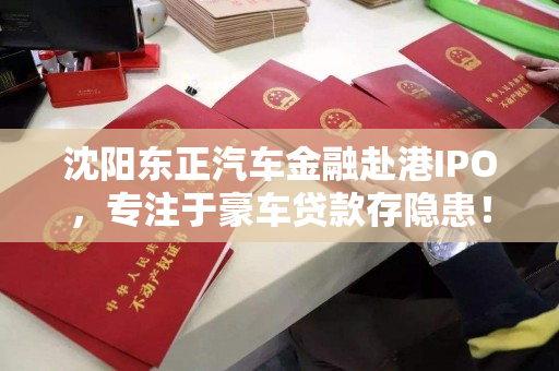 沈阳东正汽车金融赴港IPO,专注于豪车贷款存隐患! 沈阳东正汽车金融赴港IPO,专注于豪车贷款存隐患!
