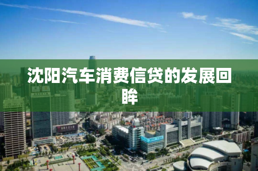 沈阳汽车消费信贷的发展回眸 沈阳汽车消费信贷的发展回眸