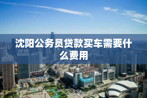 沈阳公务员贷款买车需要什么费用