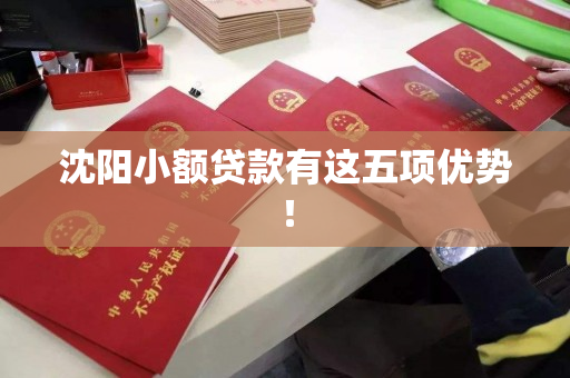 沈阳小额贷款有这五项优势！