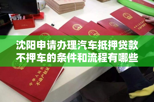 沈阳申请办理汽车抵押贷款不押车的条件和流程有哪些？