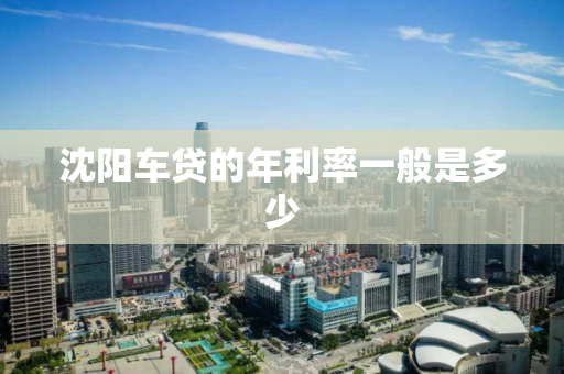 沈阳车贷的年利率一般是多少