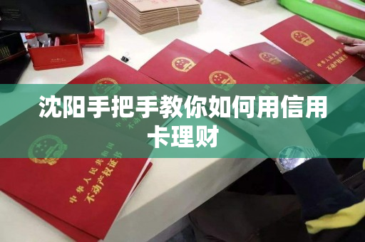 沈阳手把手教你如何用信用卡理财 沈阳手把手教你如何用信用卡理财