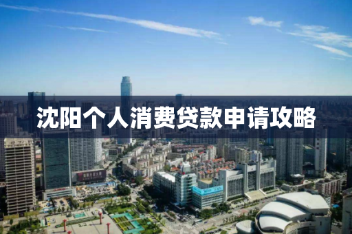 沈阳个人消费贷款申请攻略 沈阳个人消费贷款申请攻略