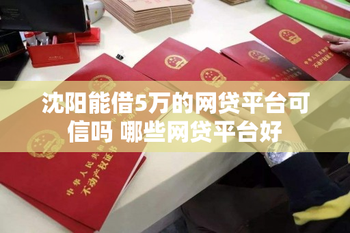 沈阳能借5万的网贷平台可信吗 哪些网贷平台好