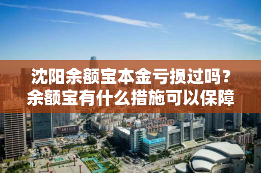 沈阳余额宝本金亏损过吗？余额宝有什么措施可以保障安全？