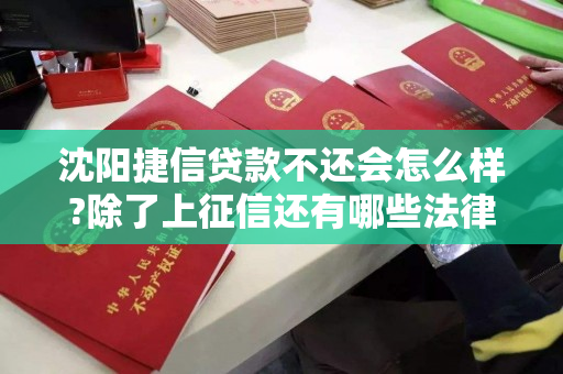 沈阳捷信贷款不还会怎么样?除了上征信还有哪些法律风险 沈阳捷信贷款不还会怎么样?除了上征信还有哪些法律风险