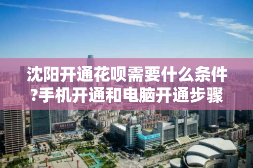 沈阳开通花呗需要什么条件?手机开通和电脑开通步骤 沈阳开通花呗需要什么条件?手机开通和电脑开通步骤